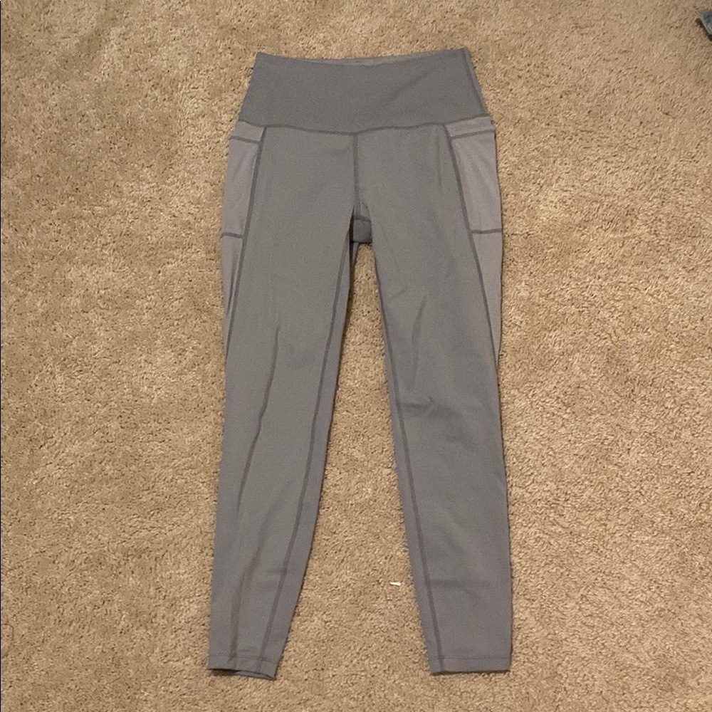 Striped Gray Leggings